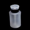 Botella de presión de boca ancha de 180 ml para arte de uñas, agua limpia, agua removedora de esmalte de uñas y otros sub-embotellados, diseño portátil de tapa de presión con bloqueo