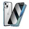 Capa Magnética Anti-Peep Adequada para iPhone 18 Pro Max, Capa de Vidro Dupla Face de Metal Apple 17, 16 Pro