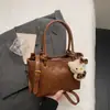 Bolsa Casual Casual Saco Balde 2025 Nova Tendência de Primavera Bolsa de Ombro Fashion Bolsa Transversal Coreana High-End