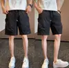 Shorts Casuais de Secagem Rápida para Homens, Calças Esportivas Versáteis Finas e Largas de Verão, Shorts de Cinco Pontos com Design Moderno