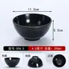 Tazones pequeños de plástico de melamina tamaño A5, aptos para uso comercial en comedores, tazones para sopa, restaurantes de hot pot, tazones para salsas para mojar, tazones para avena y restaurantes de comida rápida; estos cuencos están diseñados para imitar la apariencia de la porcelana