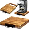 Bandeja de Madera para Cafetera Almacenamiento de Cocina Aparato Deslizante Soporte de Bandeja Deslizante Bandeja Deslizante para Cafetera Bandeja de Almacenamiento de Escritorio