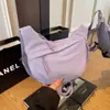 Bolso de Hombro Deportivo Casual Estilo Coreano para Niños y Niñas, Bolso Sencillo de Color Puro Tipo Dumpling para Bebé, Bolso Infantil con Diseño de Nicho