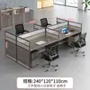 Combinación de Escritorio y Silla de Oficina Personalizada, Simple y Moderna, Combinable Libremente, Escritorio para Personal, Mesa de Estación de Trabajo para Empleados de Oficina