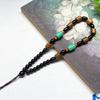 Peça de cabo de madeira para asa de frango feita à mão corda de pendurar corda de raspador corda de celular joias de texto para brincar acessórios de jade corda de pendurar