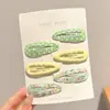 Herramienta para Flequillo y Peinado Infantil, Pinza Pequeña para el Cabello de Gota de Agua, Pasador Lateral para Niñas, Pinza Bb de Colores para Bebés Niñas