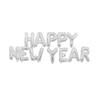 Feliz Año Nuevo traje de letras de 16 pulgadas saludo de Feliz Año Nuevo Año Nuevo inglés pegatina adhesiva DIY