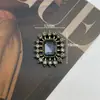 Joias de Liga Metálica Incrustadas com Diamantes Estilo Barroco Escuro Personalidade Exagerada Capa de Celular Acessórios de Cabelo Sapatos com Furos DIY Material de Flor