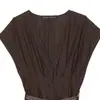 Moda europea y americana transfronteriza Bestseller de AliExpress: vestido elegante estilo vacacional con cinturón