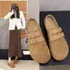 Nuevos Zapatos de Mujer Estilo Birkenstock con Dedos Separados de Venta Caliente Otoño 2026, Elegantes y Versátiles, Zapatos Planos Casuales de Moda con Suela Gruesa