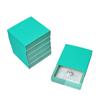 Caja de almacenamiento de joyería con suspensión de película PE, caja de exhibición transparente, mano, collar, anillo, arete, clip, caja para moño, base a juego