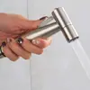 Conjunto de Pistola de Spray Companheira para Vaso Sanitário de Aço Inoxidável Bidet Portátil Bico Intensificador Descarga de Vaso Sanitário Pistola de Spray Pequena Universal