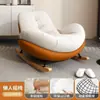 Sofá reclinable para adultos, sillón reclinable para sala de estar, individual para balcón, ocio en casa, dormitorio, mecedora de pingüino engrosada