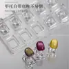 Base Acrílica No Magnética para Práctica de Uñas, Soporte Transparente de Acrílico para Mostrar Tips de Uñas Cat-Eye