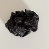 Presilha de Rabo de Cavalo Plissada com Bolinhas Estilo Francês, Presilha Banana para Mulheres, Grampo para Penteado Alto, Presilha Garra para Rabo de Cavalo Alto, Acessório de Cabelo Versátil