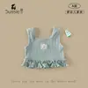 Shorts para Bebê Menina 2026 Verão Novo Estilo Coreano Calças para Bebês e Crianças Pequenas Calças Casuais Abertura da Perna com Renda Shorts para Bebê Menina