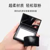 Esponja de secado de pelusa de cuero negro rectangular ultrafina, súper suave, reemplazo para esponja de pastel, esponja de maquillaje seca
