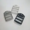 Hebilla trapezoidal de aluminio de aviación metálico de una pulgada accesorios de ferretería para equipaje pequeña y ligera