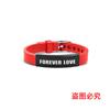 Pulseiras de Silicone, Casais Transfronteiriços Europeus e Americanos, Melhores Amigos, Parentes, Presentes de Família, Gravação em Aço Inoxidável Acessórios de Mão Populares