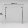 Estantes de Exhibición para Tiendas de Ropa de Mujer, Colgadores de Pared, Percheros de Acero Inoxidable Brillante, Estantes Centrales (Islas), Estanterías de Piso para Ropa de Hombre
