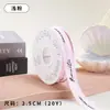 Fitas Coloridas Estampadas em Chinês e Inglês, Fitas para Embalagem de Buquês Florais, Fitas para Decoração de Presentes de Feriado, Estoque Pronto para Atacado