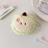 Hisocute Estilo Coreano Estilo Ins Monedero Plegable con Botón a Presión Portatarjetas Portátil para Auriculares Lápiz Labial Almacenamiento Colgante de Bolsa Pequeña