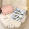 Bolsa de aseo de viaje premium 4 en 1, portátil, con compartimentos, plegable, de mano, bolsa de cosméticos, regalo de empresa, bolsa de almacenamiento personalizable