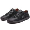 Sapatos casuais masculinos de couro tamanho grande 45 estilo coreano jovem, sapatos masculinos da moda, 46 verão 47, sapatos da moda britânicos de primavera e outono