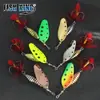 Ftk Cucharilla Giratoria Compuesta con Anzuelos Triples de Plumas para Lanzamiento a Larga Distancia, Adecuada para Lubina y Pez de Boca Ancha, Transfronterizo