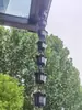 Corrente de Drenagem de Água da Chuva para Vilas com Pátio Estilo Chinês, Corrente Guia de Água da Chuva para Beirais, Corrente de Drenagem Roxa para Jardim