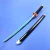 Cuchillo de Madera Corto de Bambú Versión Infantil de Tanjiro Demon Slayer: Kimetsu No Yaiba Pilar de la Llama Kyojuro Rengoku Mi Esposa Cuchillo de Madera Sin Filo