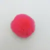 Bolas de Pelo Artificiales de 6.8 cm, Bolas de Pelo Sintético de Conejo, Bolas de Pelo de Conejo Verde Fluorescente, Bolas de Pelo de Conejo con Cola Larga para Manualidades, Bolas de Borlas