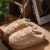 Pantuflas de invierno mullidas con forro de polar para mujer, con un diseño grueso, suave y cómodo, con suela suave, resistentes al desgaste y antideslizantes.