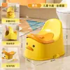 Inodoro Infantil para Niñas, Niños Pequeños de 0 a 7 Años, Orinal para Uso en Casa con Tapa, Nuevo Asiento de Orinal Infantil Mejorado de Patito