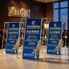Placa de Prêmio de Cristal Personalizada, Medalha de Honra de Alto Padrão, Prêmios de Reunião Anual, Troféu de Funcionário Destaque, Certificado de Lembrança de Campeão