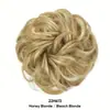 Moño de Pelo Estilo Europeo y Americano para Mujeres, Moño de Pelo Elástico, Seda de Alta Temperatura, Moño de Pelo Rizado Natural Esponjoso, Fábrica de Pelucas Transfronteriza