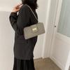 Bolsa feminina 2023 Outono Nova Moda Estilo coreano pequena bolsa quadrada moda bolsa de ombro simples casual bolsa de axilas