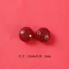 Sândalo Dourado Roxo Cinábrio Doze Signos do Zodíaco Contas Soltas Pulseira do Ano de Nascimento do Zodíaco Acessórios de Joias DIY Feitos à Mão Contas Soltas em Estoque