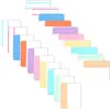 Etiquetas de índice de color transfronterizas notas adhesivas transparentes impermeables y escribibles pegatinas de notas adhesivas translúcidas etiquetas adhesivas de fuerte adhesivo