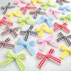 Lazo de Encaje a Cuadros Escoceses Estilo Ballet Coreano Lazo Prehecho Accesorios para el Cabello Zapatos Sombreros Calcetines Accesorios