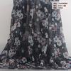 Tela de gasa georgette estampada 75D estilo bohemio para puesto de arena vestido de verano con falda amplia vestido maxi súper etéreo