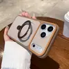 Funda Magnética de Dos Tonos para iPhone 17 Pro Max con Soporte Llamativo, Cubierta Protectora Creativa Anti-Caídas para Apple 16