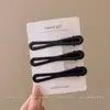 Pinza de pico de pato para maquillaje de moda estilo coreano, básico y simple, alto valor estético, pinza lateral, no deja marca, nuevo modelo 2026, pinza para el cabello elegante