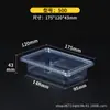 Caja de Embalaje Transparente para Snacks, Pasteles Retorcidos, Pasteles de Luna, Frutos Secos, Caja de Embalaje de Plástico Desechable para Pastelería y Alimentos