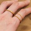 Paquete DIY de oro de inyección US 14k anillo 14/20GF anillo cerrado anillo de nudillo anillo de articulación