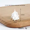 Pegamento de Emulación Crema Modelo de Cabeza de Helado Postre Falso Sundae Helado Accesorios Decorativos Props de Juego de Comida DIY