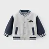 Chaqueta con Sudadera de Pingüino de Dibujos Animados para Niños Otoño e Invierno Chaqueta con Cuello Redondo de Apertura Frontal para Bebés y Niños Pequeños Chaqueta de Béisbol Top