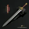 Acessório de Animação Conan, o Bárbaro, Modelo de Arma Espada do Rei 22CM Espada de Brinquedo Totalmente em Metal Arma