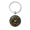 Acessórios mais vendidos transfronteiriços Chaveiro Vegvisir Viking Gema do Tempo atacado vendas diretas da fábrica