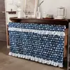 2026 Fabricante Venta al por mayor Cortina corta Ins Cortina para puerta divisoria Dormitorio Algodón Lino Cortina opaca Pequeña cinta mágica Cortina de ventana Una pieza